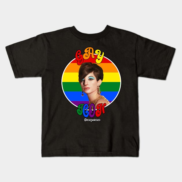 Gay Icon Kids T-Shirt by Camp.o.rama